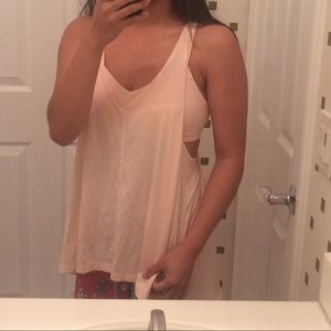 Lululemon Baby Pink Tank Top/Built-in Bra